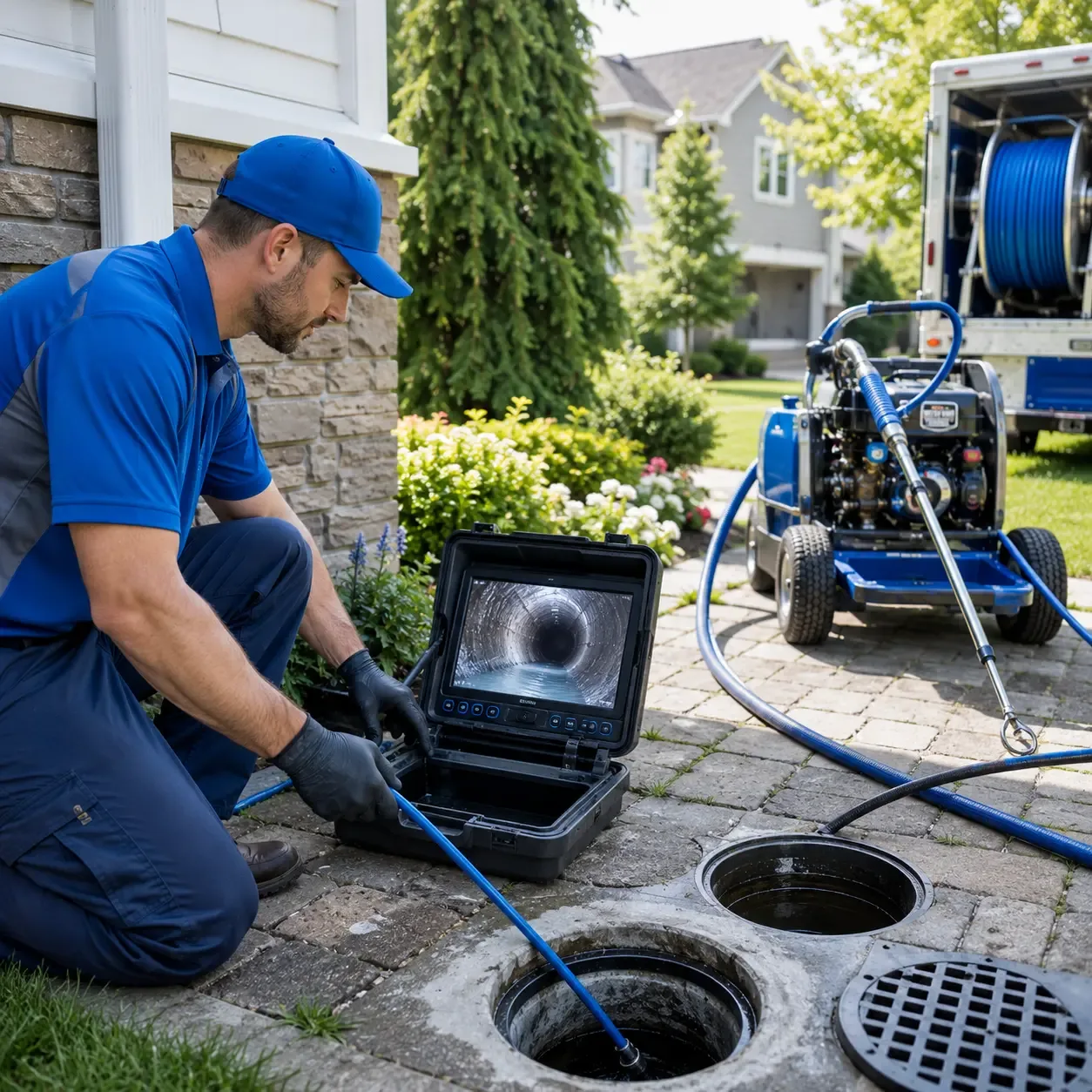Outdoor drain cleaning professionals serving Idaville, IN
